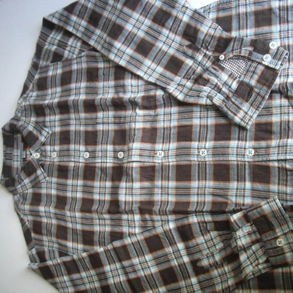 Martin Gordon Long Sleeve Multicolor Plaid Shirt - Picture 3 of 8